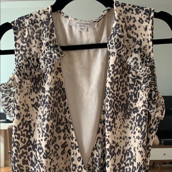 All Saints wraps print dress - Picture 2 of 4